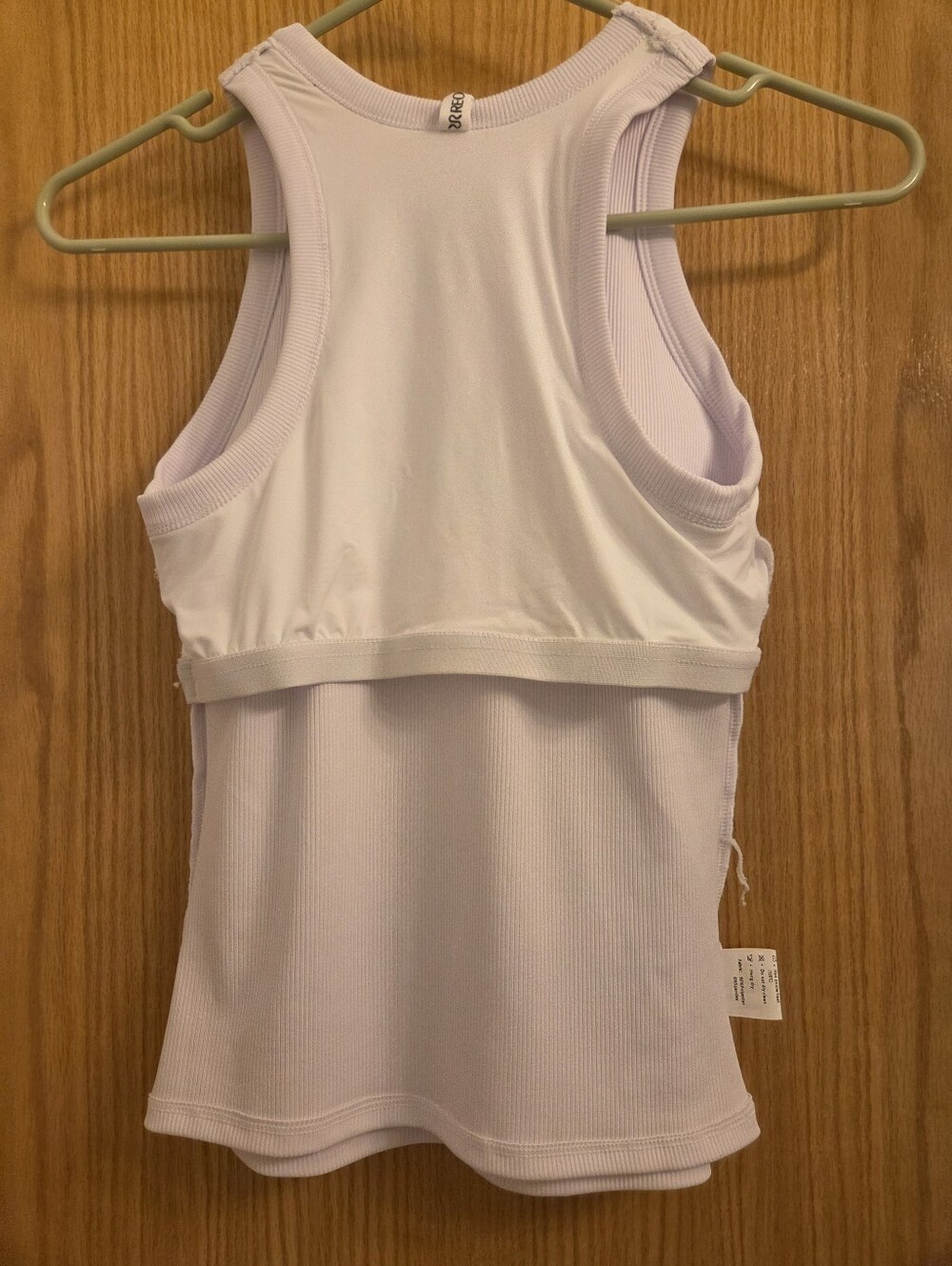 White Ribbed Tank - Picture 5 of 8